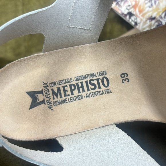 Mephisto multicolor velcro strap wedges size 39 NWOT - Picture 12 of 12